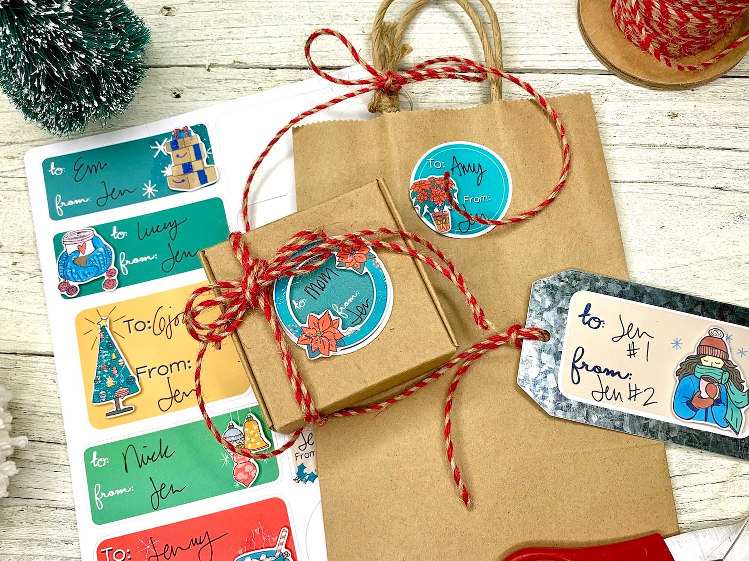 How to Create DIY Gift Tag Stickers with PixCut S1