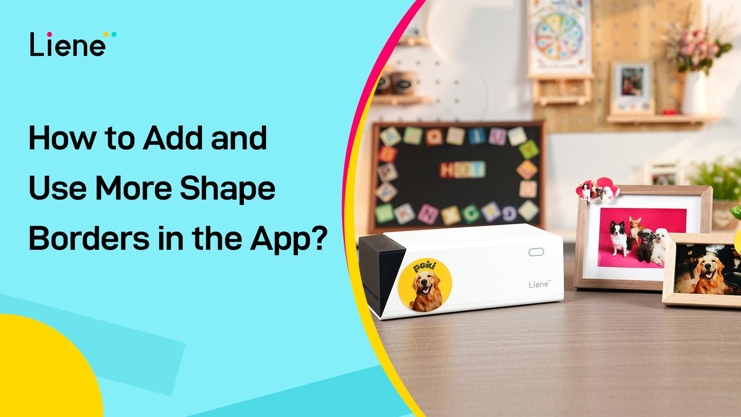 Tutorial: Using the Shape Tool in the Liene Photo App with PixCut S1