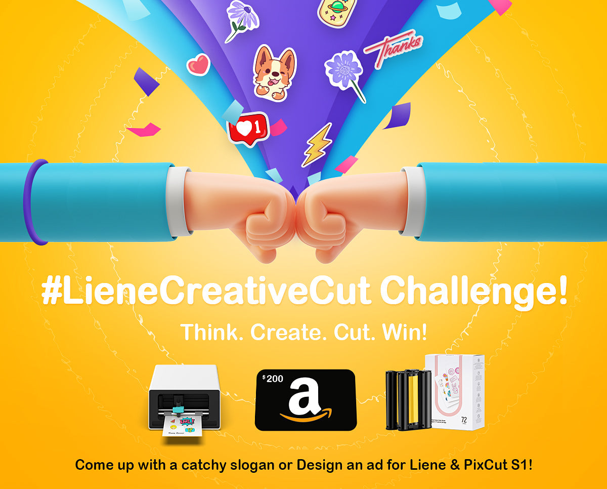 Liene PixCut S1: Slogan & Ad Design Challenge