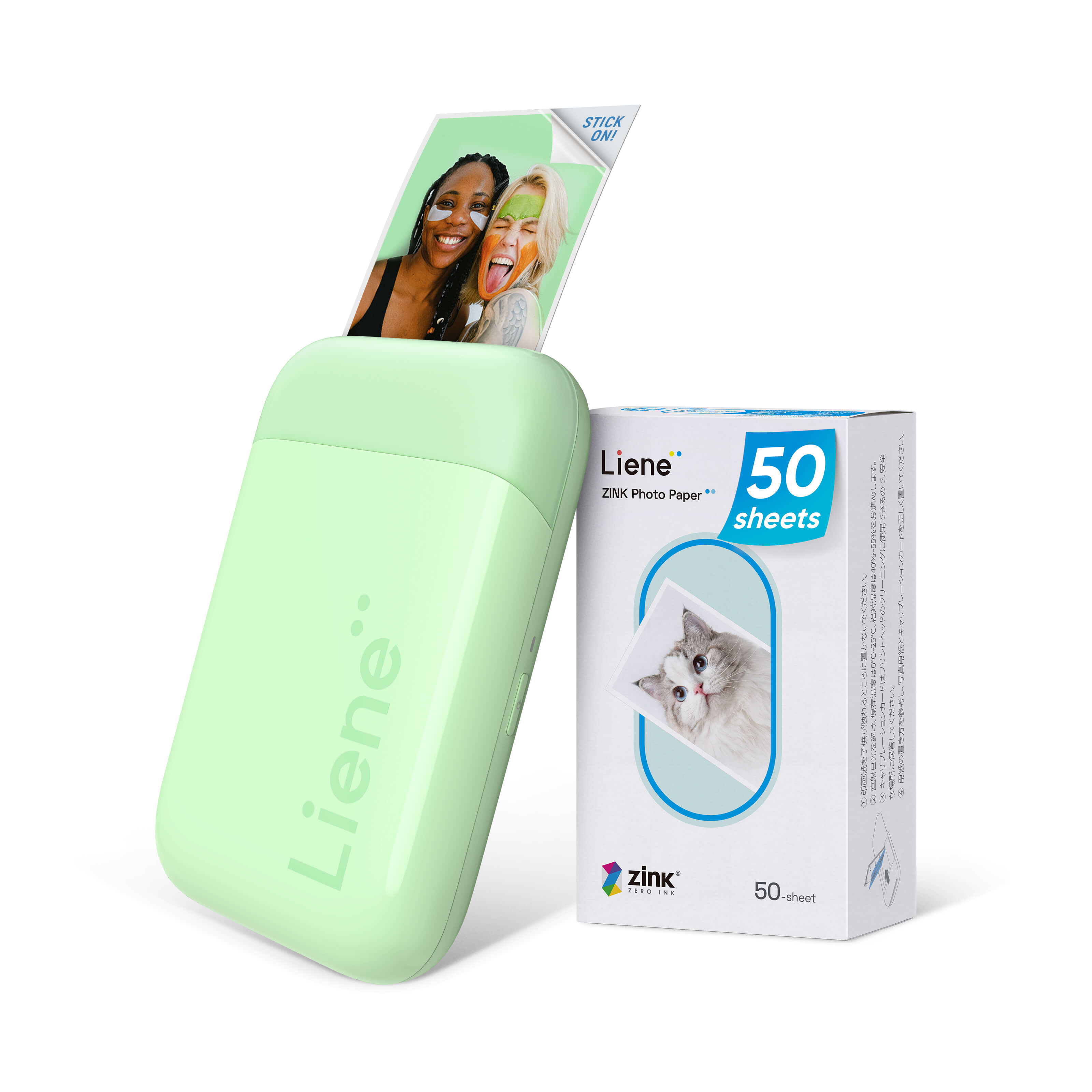 Pearl K100 2x3" Portable Photo Printer - Pink (50 Zink Photo Papers)