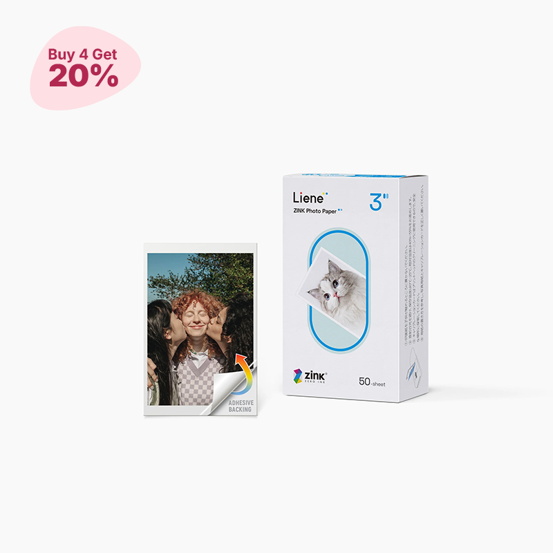 Liene Pearl Series 2x3" Papier d'impression photo Zink 50 feuilles