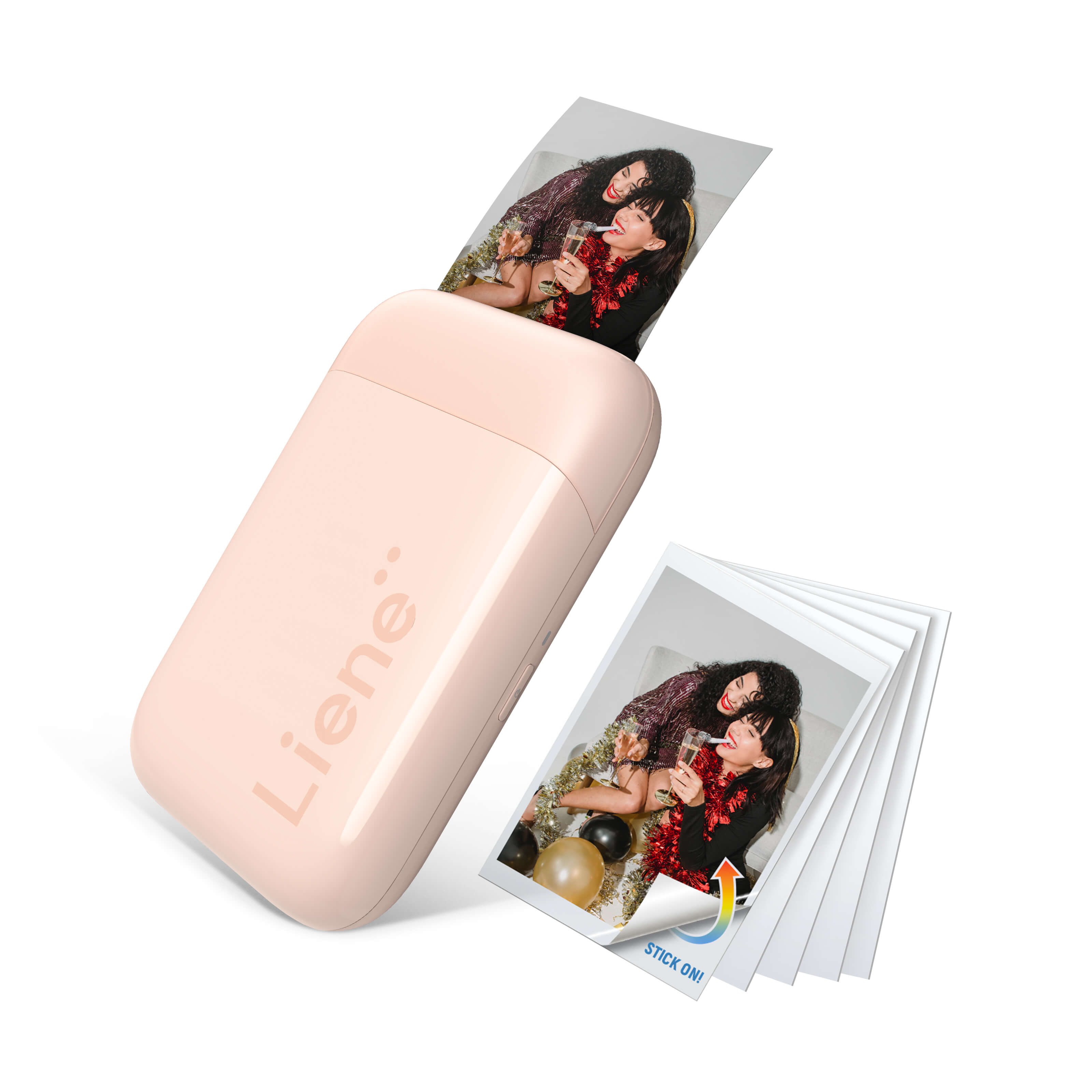 Pearl K100 2x3" Portable Photo Printer - Pink (5 Zink Photo Papers)