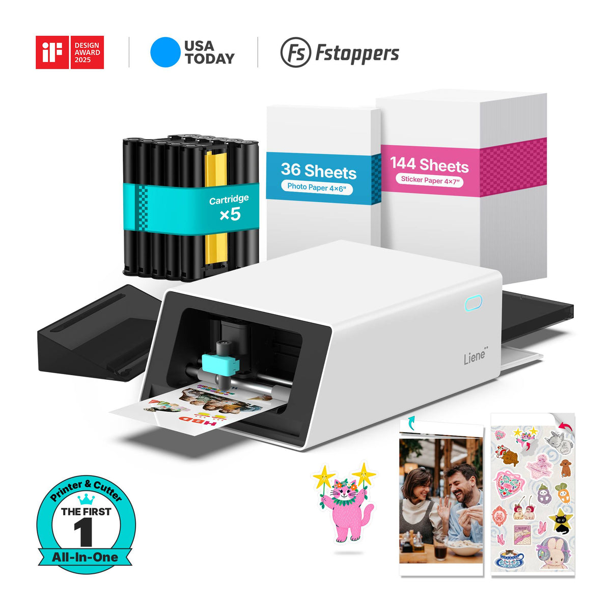 PixCut S1 Photo Printer & Sticker Cutter - Inspire Kit
