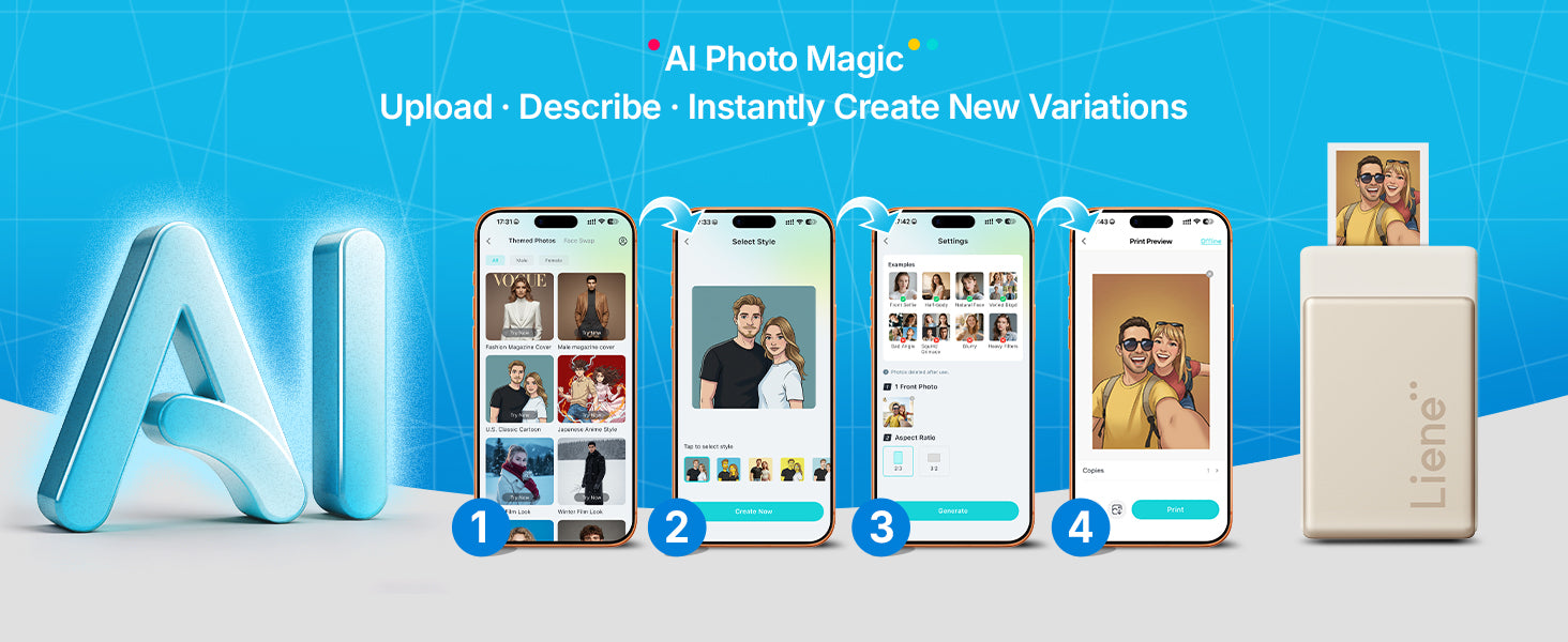 Liene AI Photo function