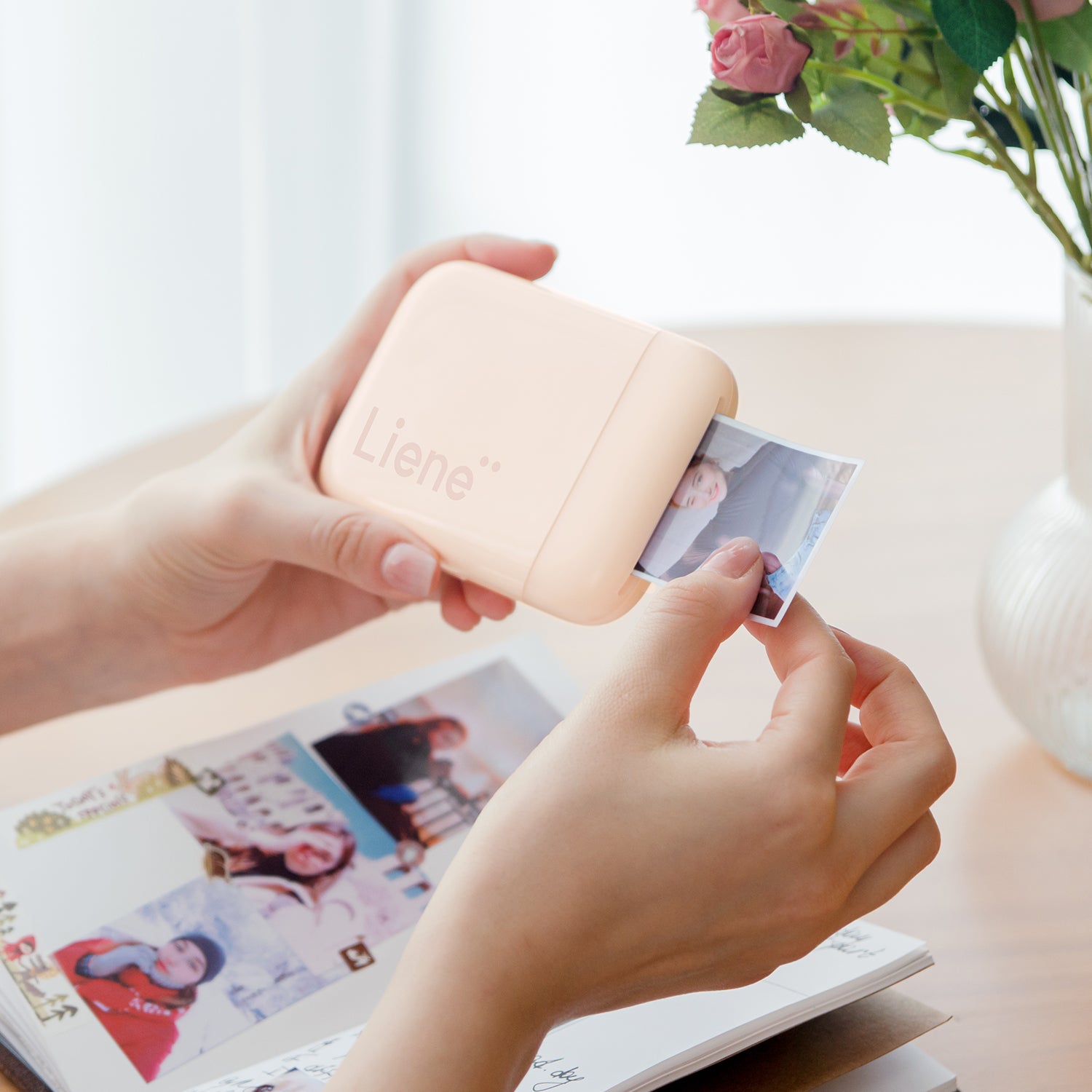 liene pearl photo printer in simple design