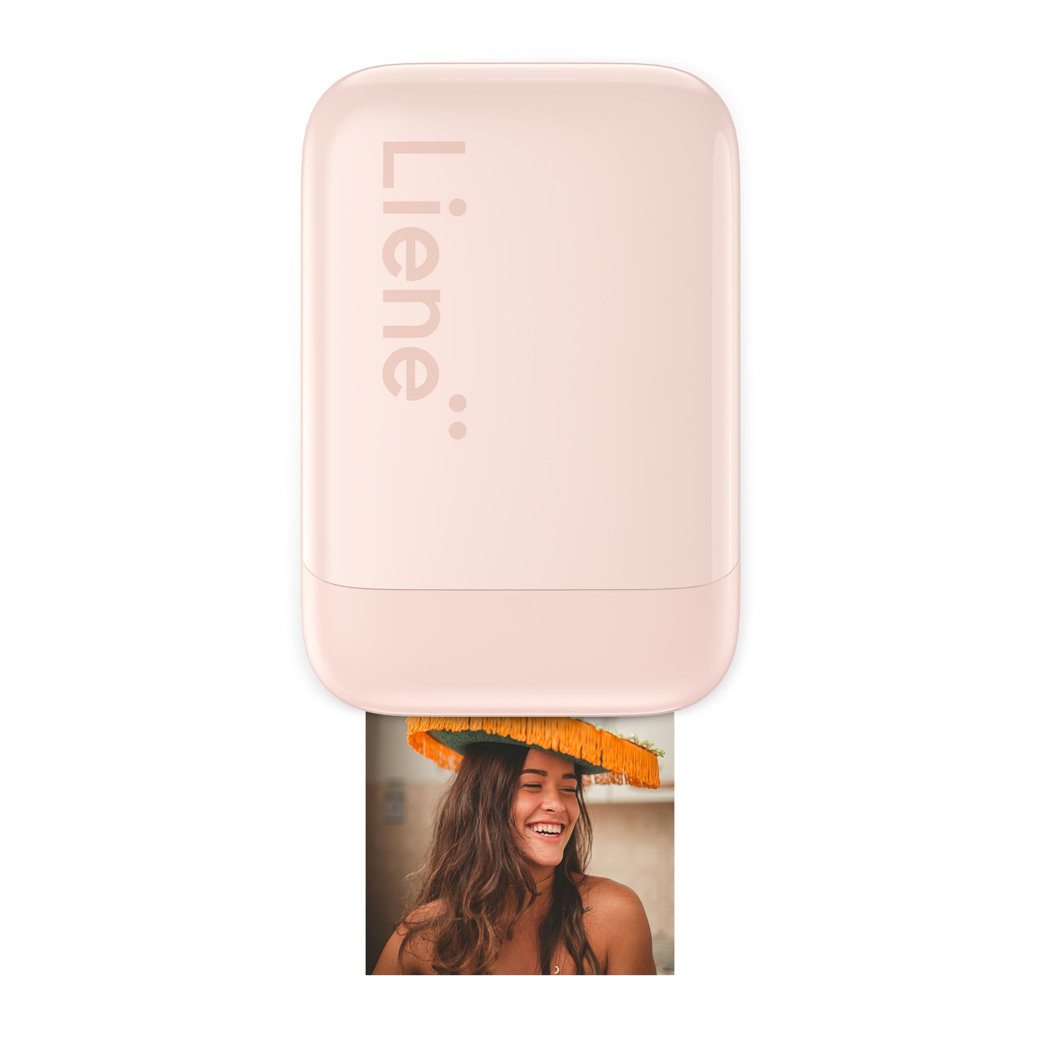 Liene Pearl K100 2x3" Portable Photo Printer - Pink (50 Zink Photo Papers)