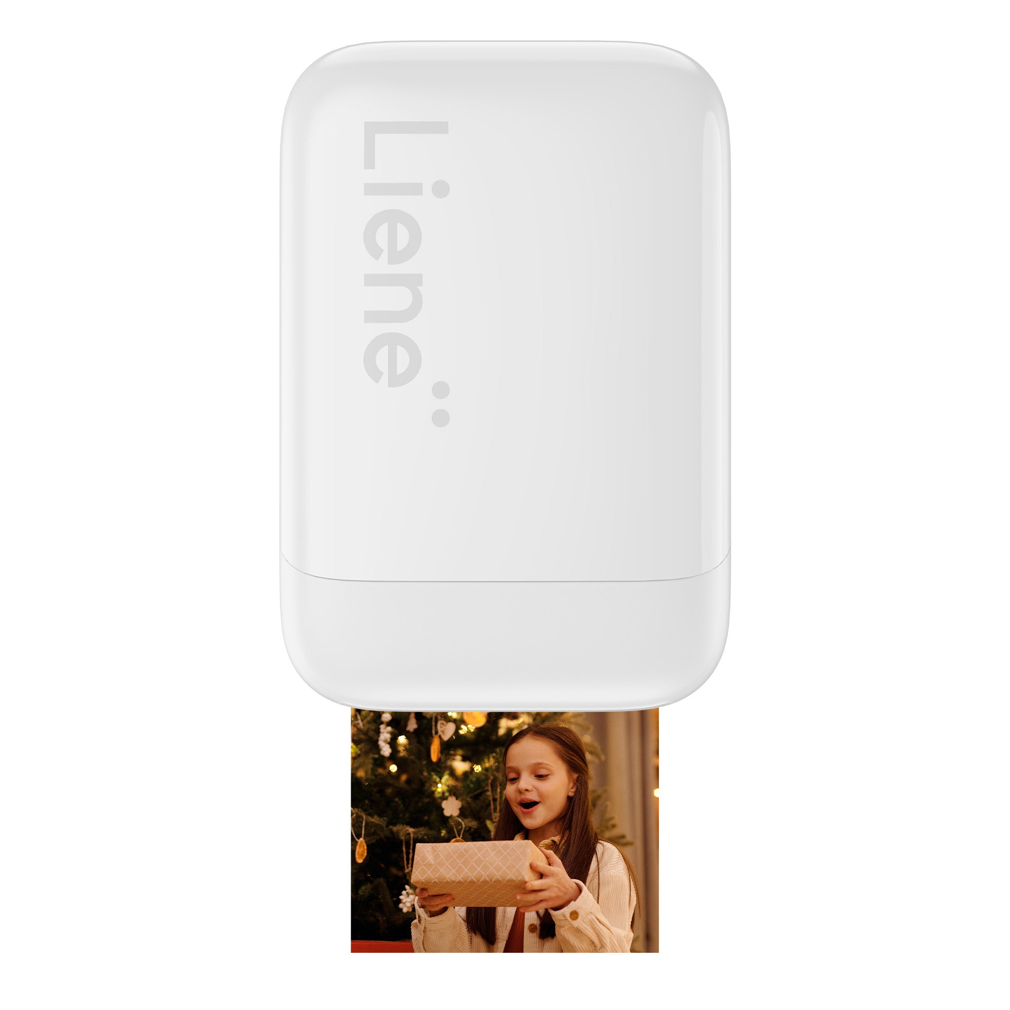 Liene Pearl K100 2x3" tragbarer Fotodrucker - Weiß (50 Zink-Fotopapiere)