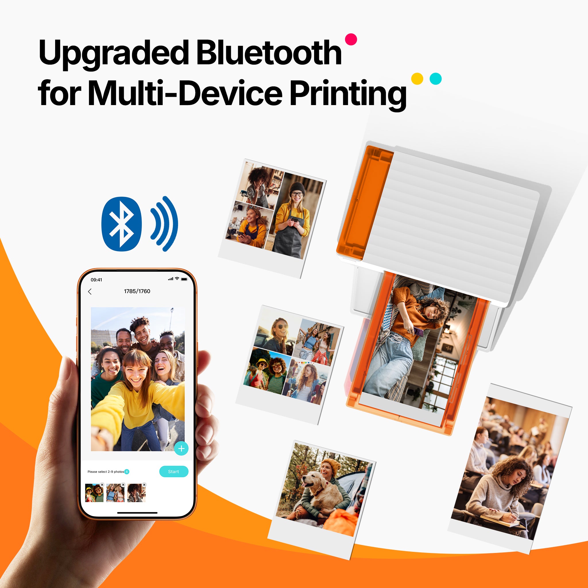 Amber M110 Instant Bluetooth Photo Printer