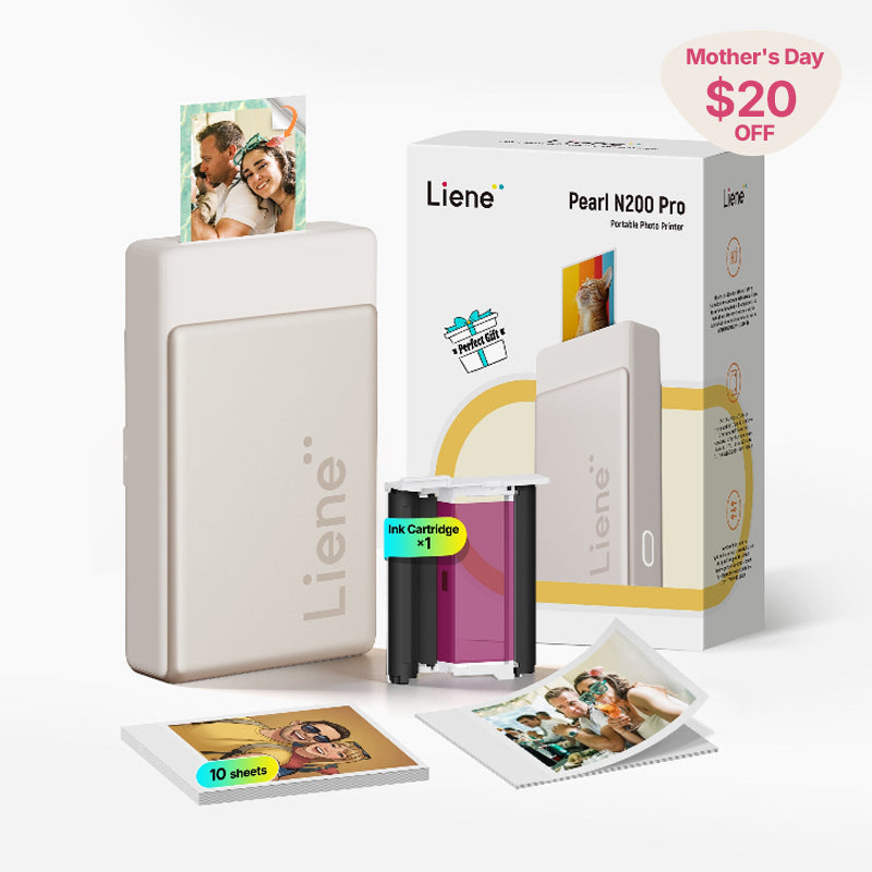 Pearl N200 Pro Portable Photo Printer - Gold