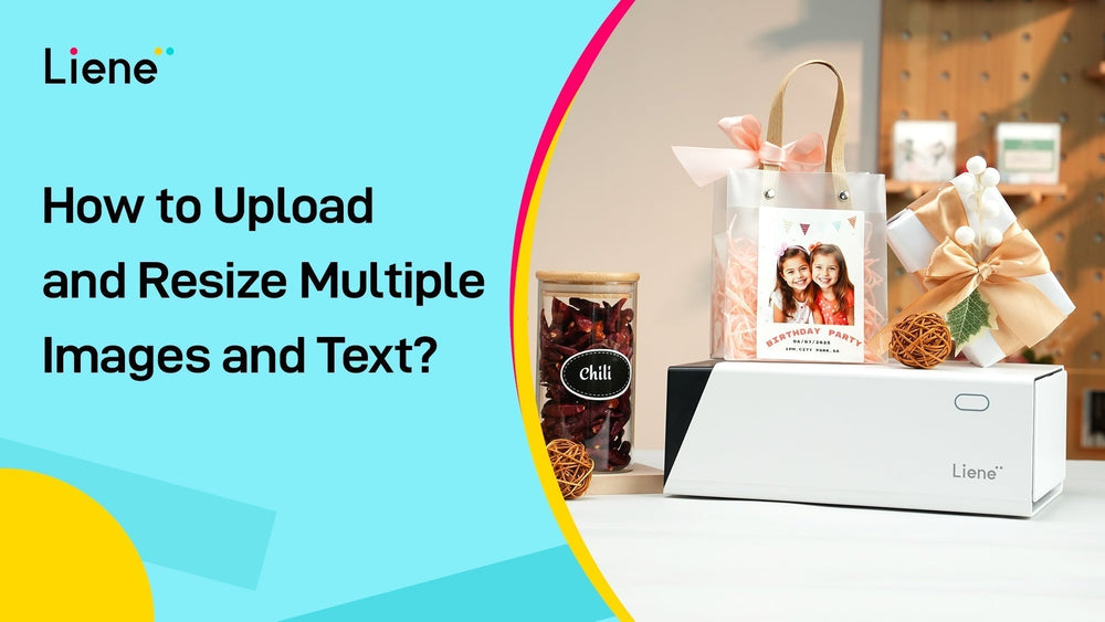 How to Upload and Resize Multiple Images and Text with PixCut S1?
