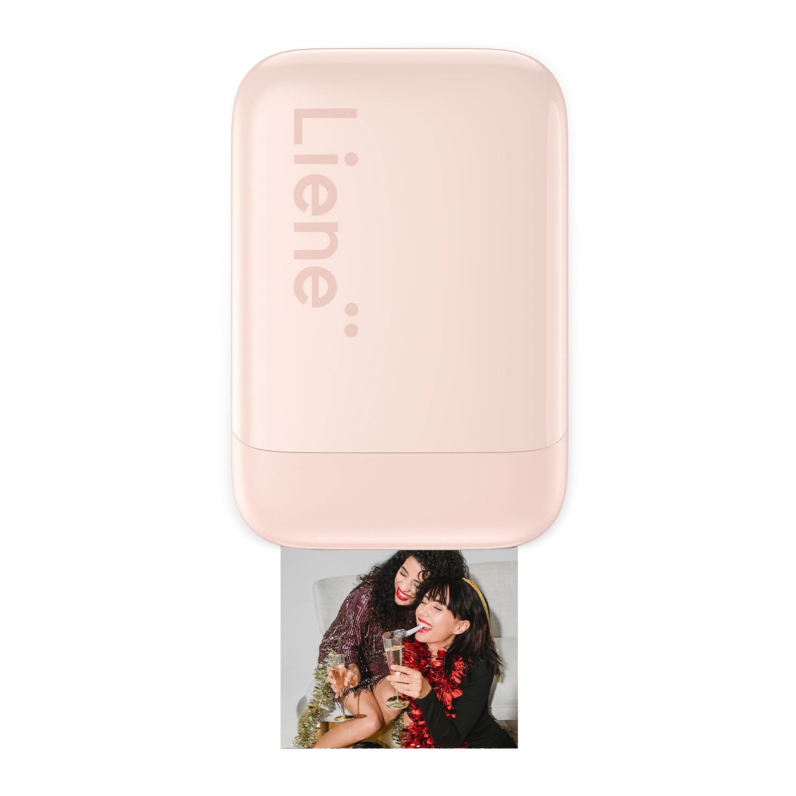Liene Pearl K100 2x3" Portable Photo Printer - Pink (5 Zink Photo Papers)