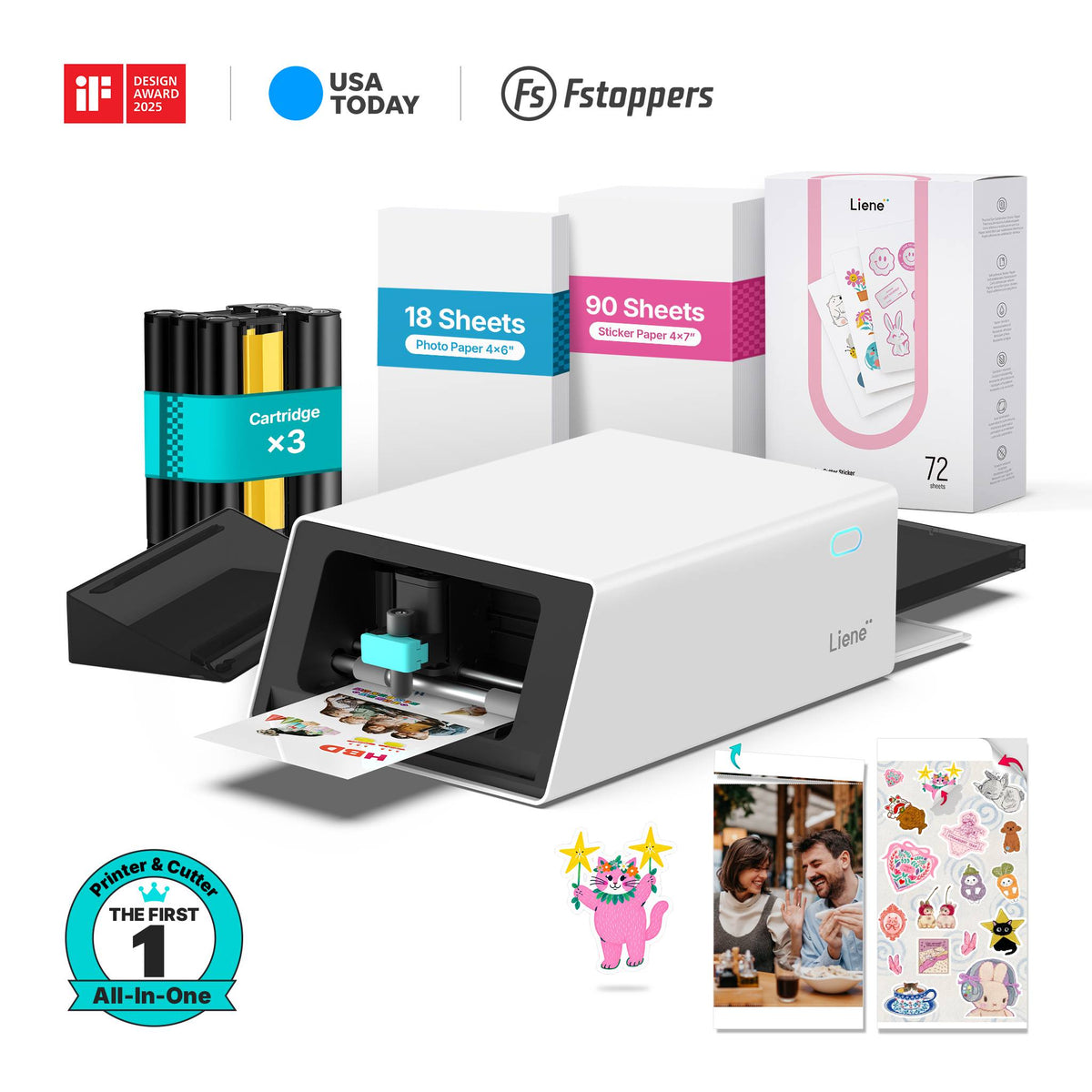 PixCut S1 Photo Printer & Sticker Cutter - Creator Pack