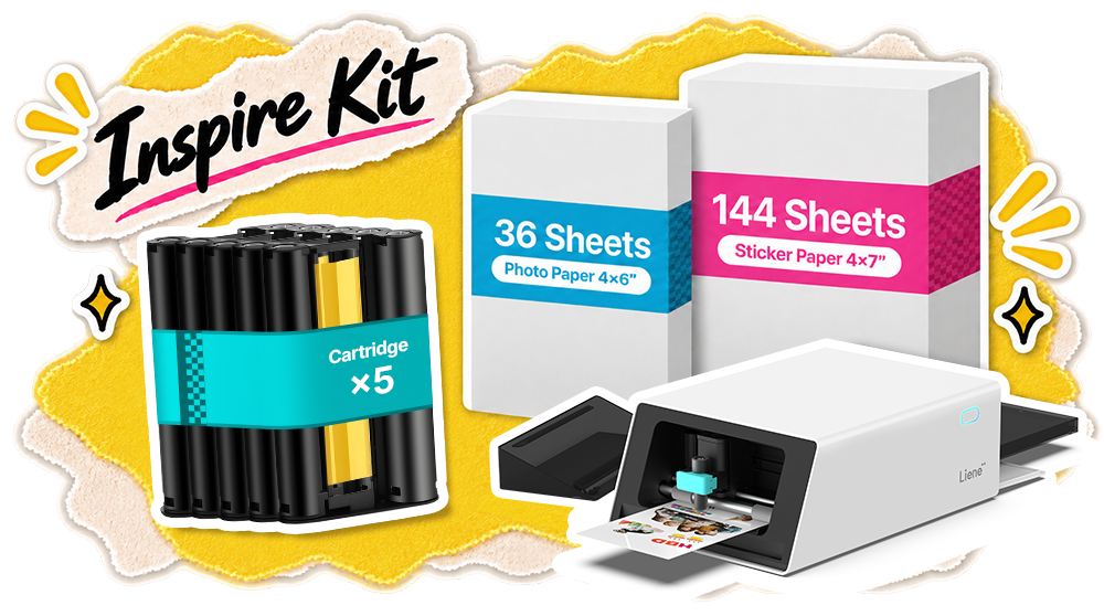 Inspire Kit (144 Stickers & 36 Photos)