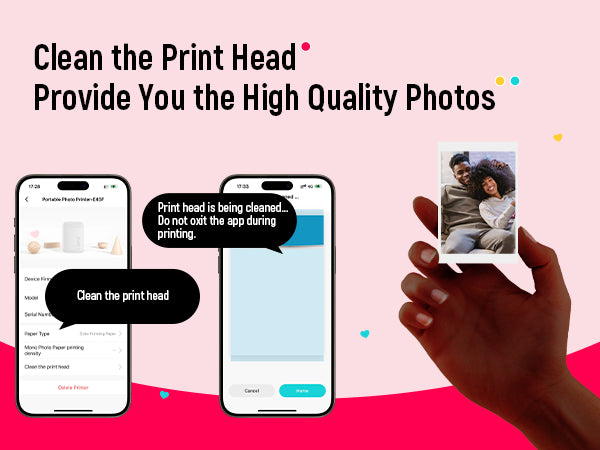 clean  the print head to provide you the high quality photos