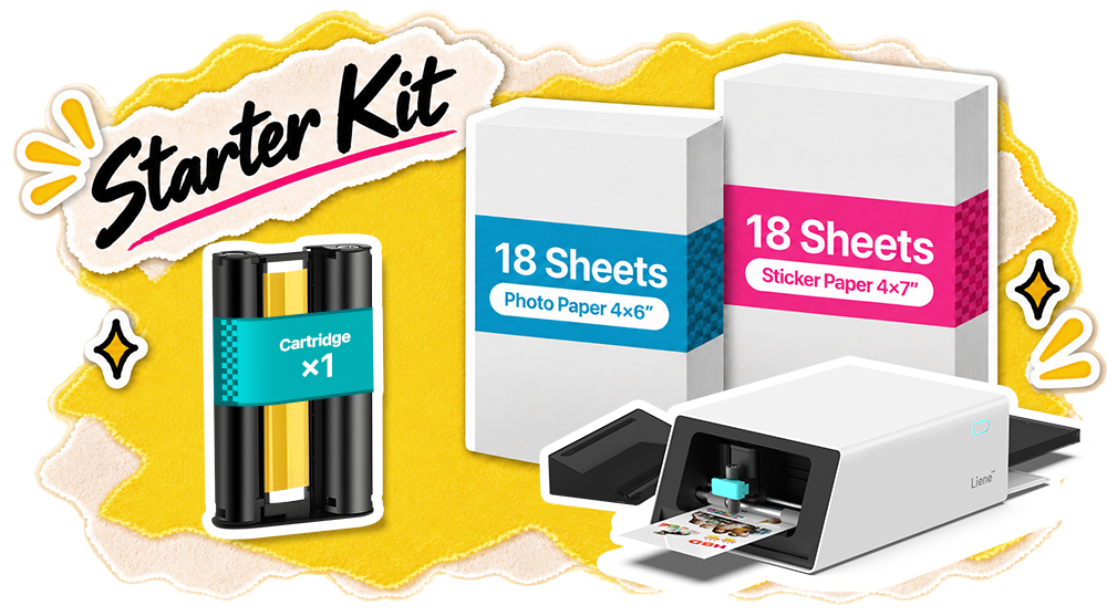 Starter Kit (18 Stickers & 18 Photos)