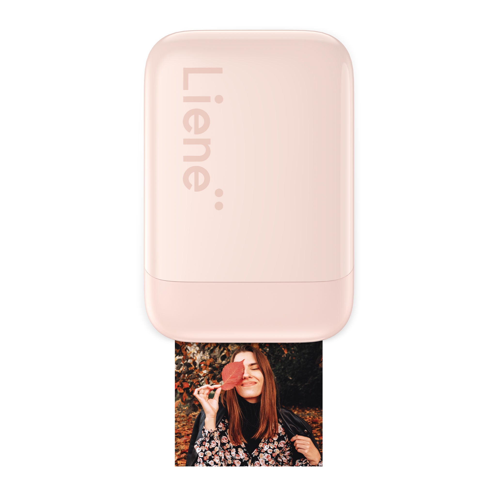 Liene Pearl K100 2x3" Portable Photo Printer - Pink (5 Zink Photo Papers)