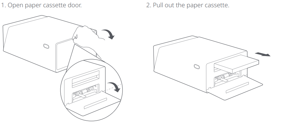 4. Load 4×7" Sticker Paper