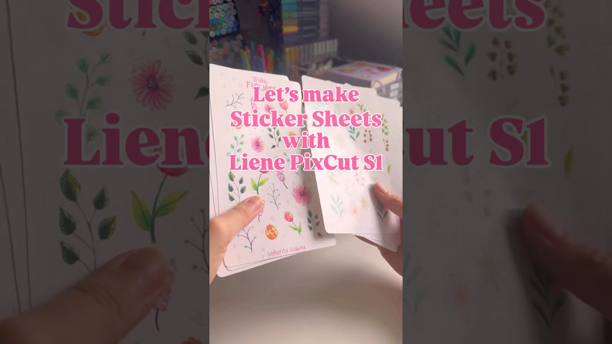 Making Sticker Sheets at Home · Liene S1 PixCut
