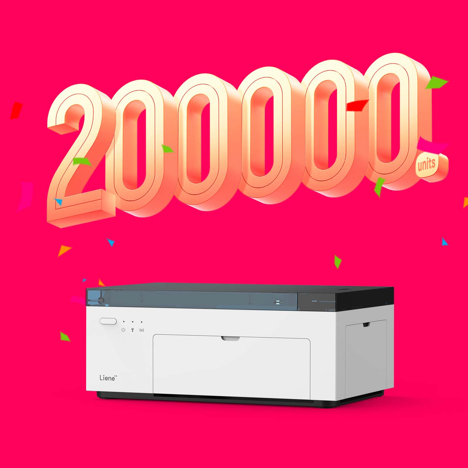 Liene photo printer sold more than 200,000 units on Amazon