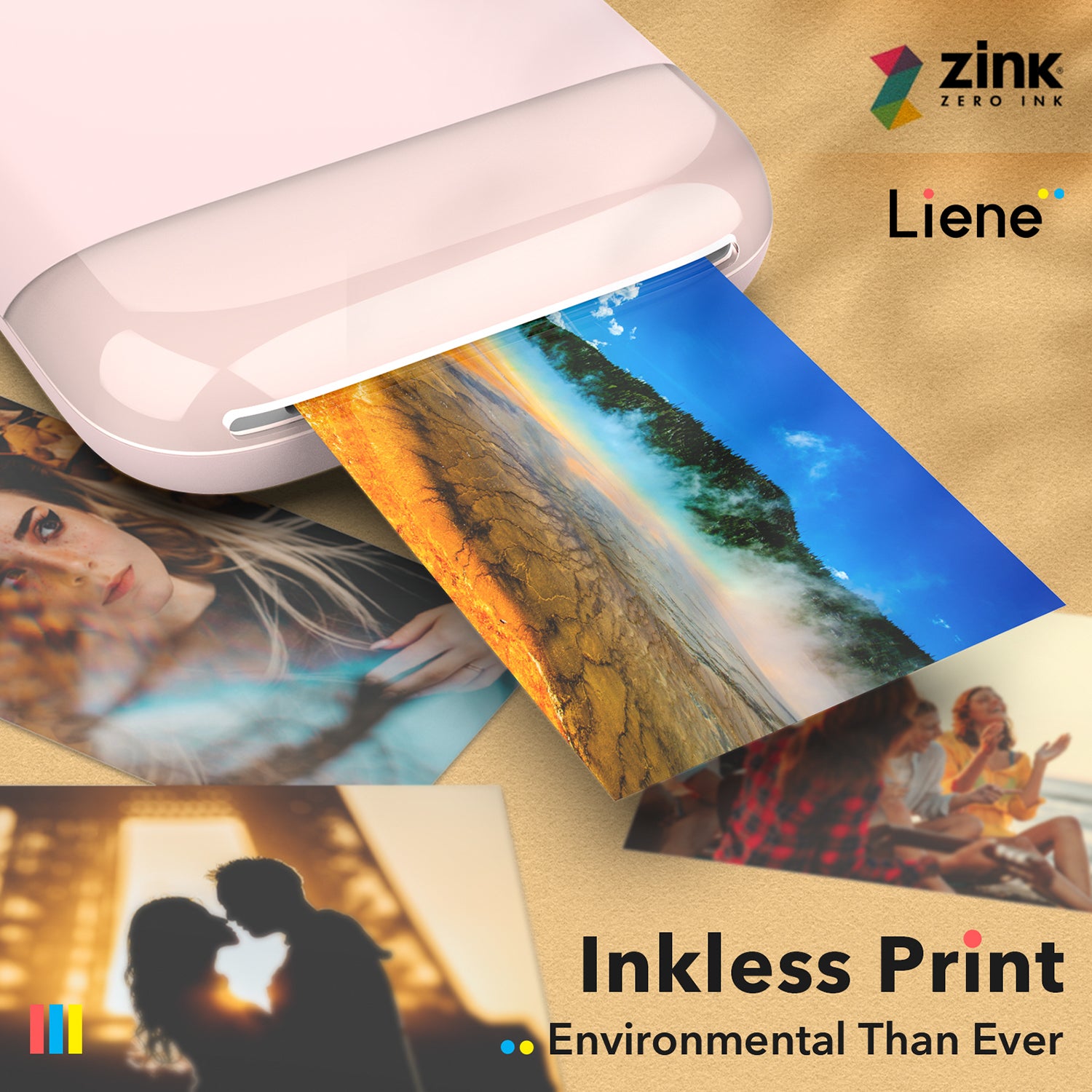 Pearl 2x3 Zink Photo Paper for Printer 50 Sheets